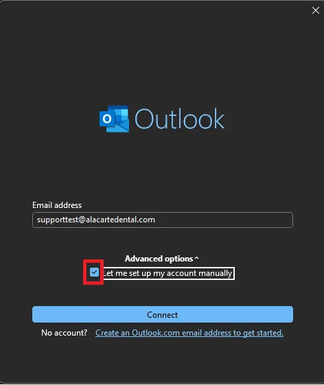 outlook 365 setup instructional image 4